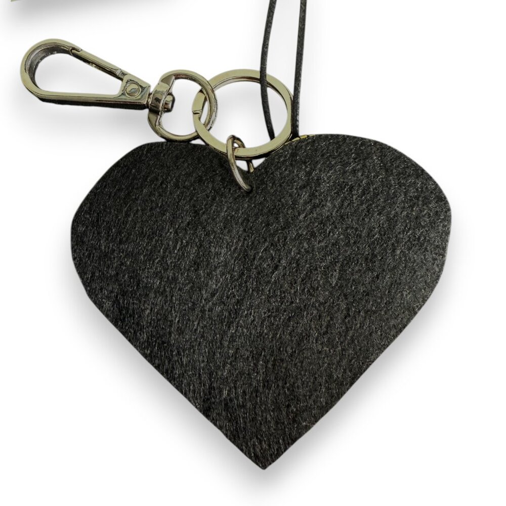 Myra "Love Prairie" Glass Bead Bag Charm Key Fob - Picture 6 of 6